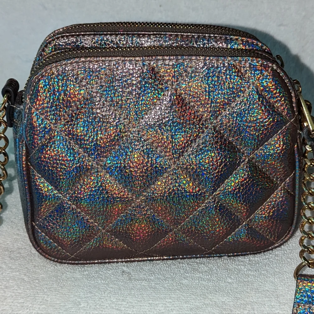 Juice Couture Mermaid heart lock shoulder crossbody bag.